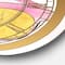 Designart 'Fashion Glam Accessories Pink Glam Wall Clock